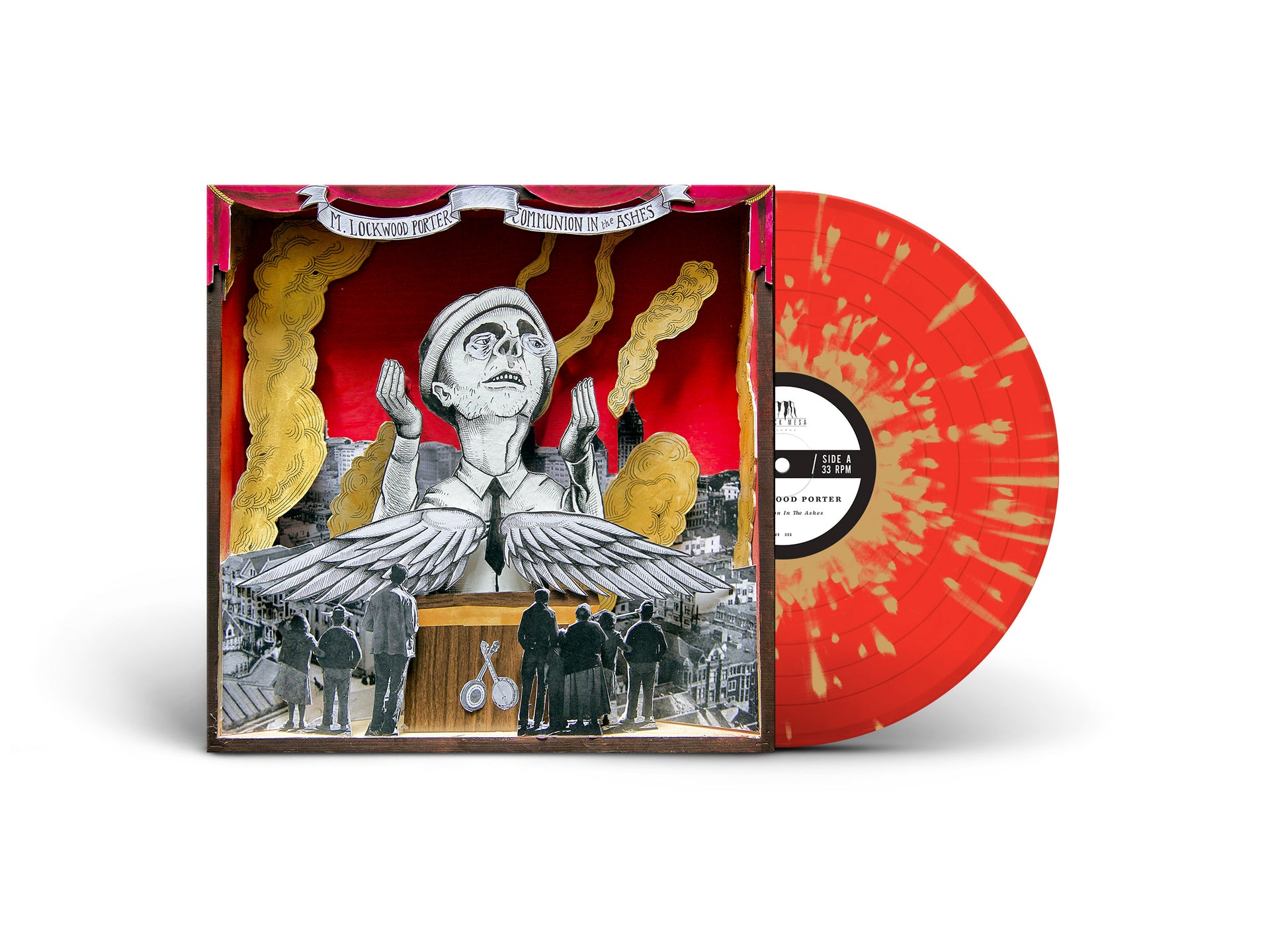 Communion In The Ashes 12" LP (Blood Red w/Gold Splatter vinyl)