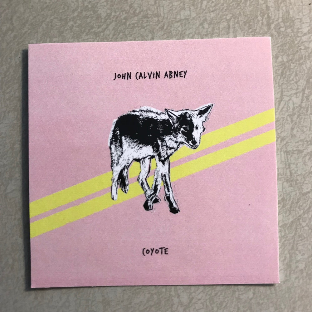 John Calvin Abney - Coyote Sticker - Black Mesa Records
